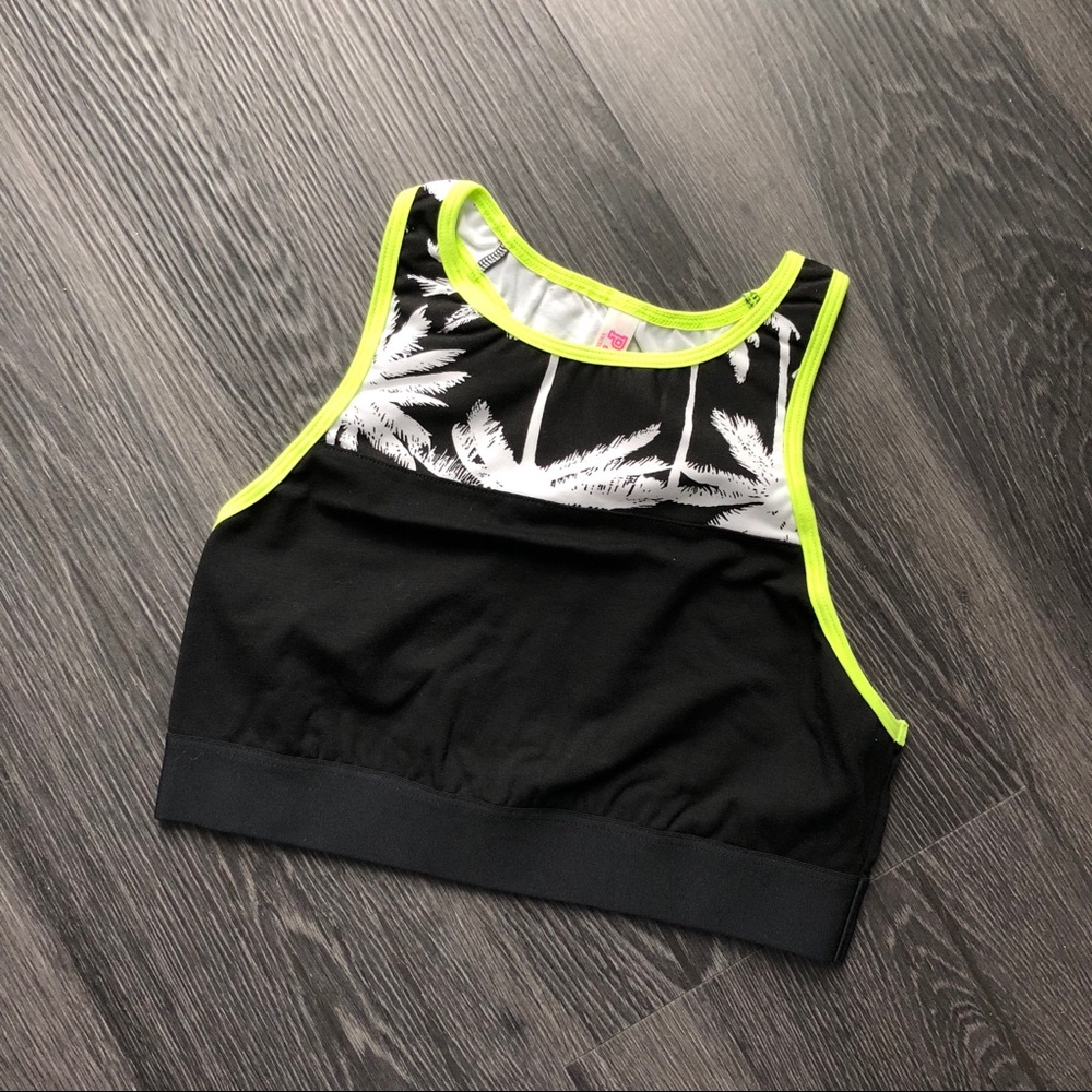 PINK Reverse Racerback Sport Bra (Crop)
